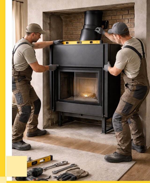 Установка каминных топок в Тобольске под ключ от 18301 р. | ЭриданТбл