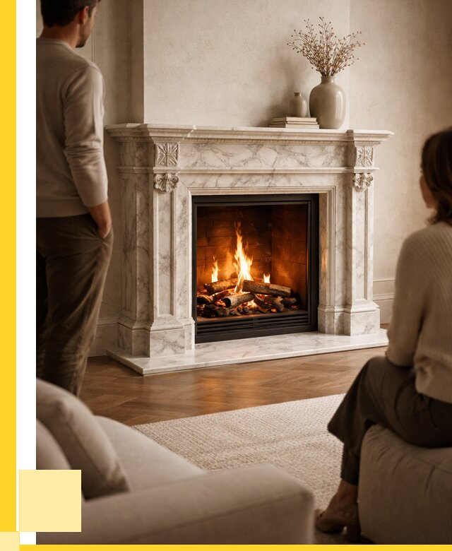 Мраморные камины под ключ в Тобольске от 254175 р. | ЭриданТбл