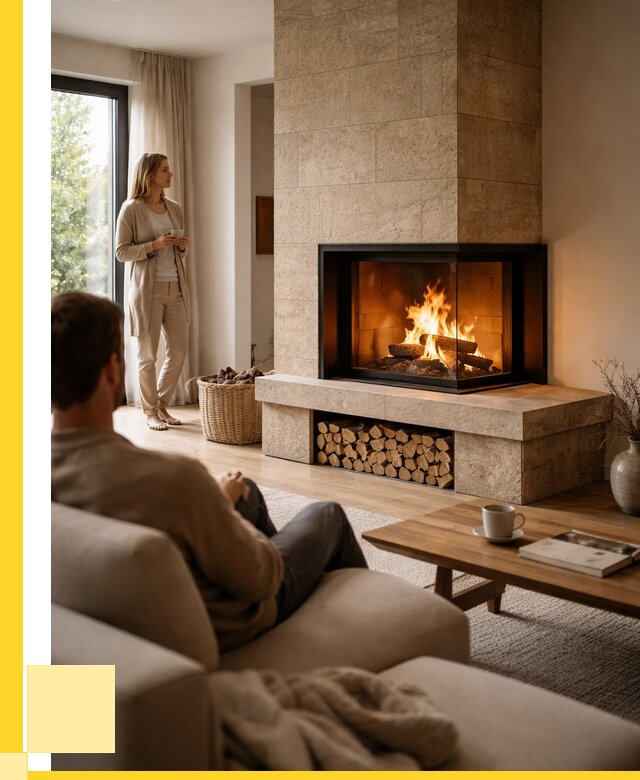 Угловые камины из кирпича установка в Тобольске от 152505 р. ЭриданТбл