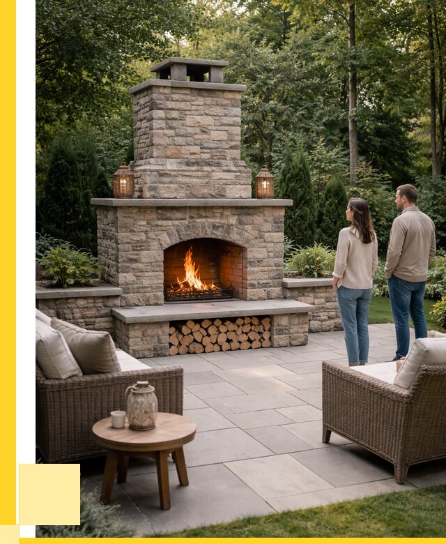 Уличные камины из кирпича в Тобольске от 152505 р. | ЭриданТбл