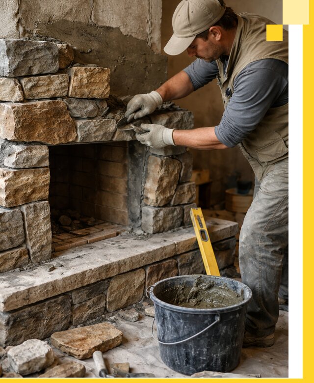 Изготовление и установка каменных каминов под ключ в Тобольске