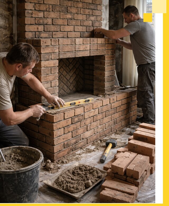 Изготовление и установка кирпичных каминов в Тобольске