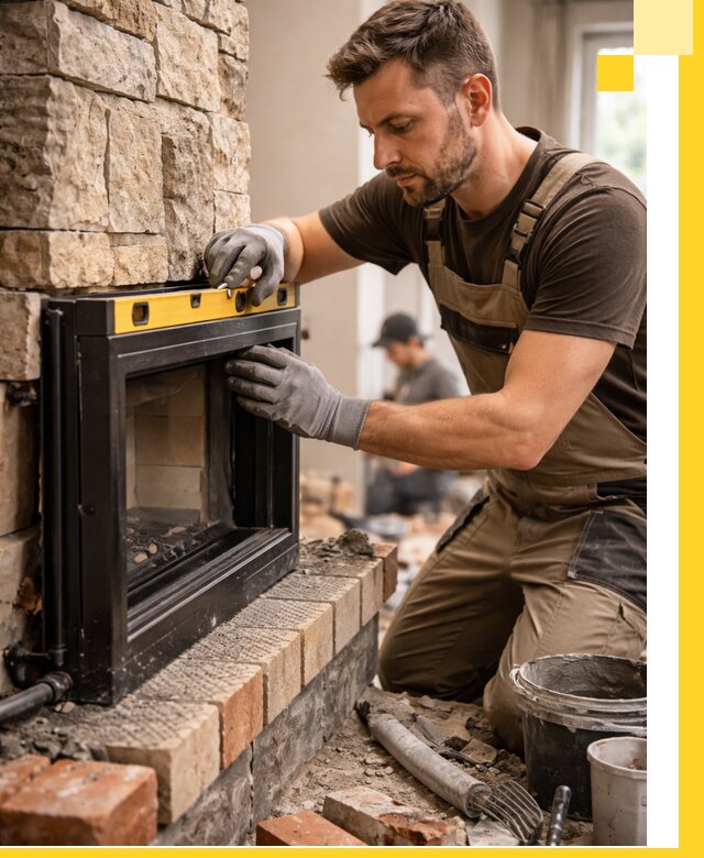 Дровяные камины под ключ в Тобольске: монтаж, обустройство