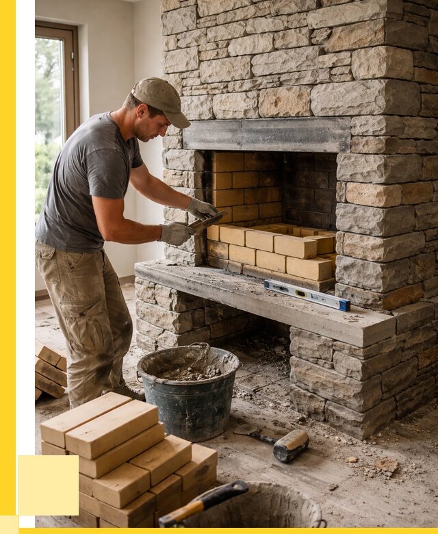 Кладка каминов и камина в Тобольске от 25418 р. ЭриданТбл