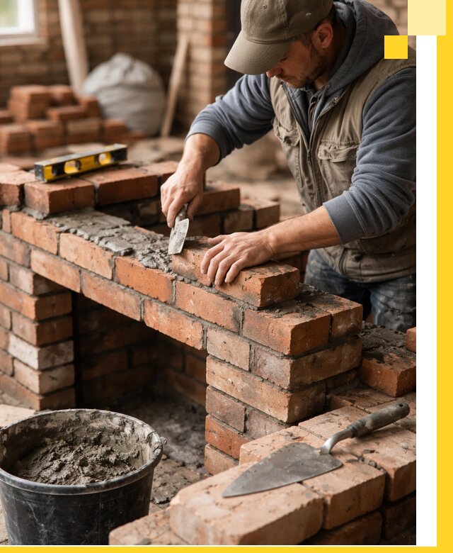 Кладка каминов под ключ в Тобольске профессиональная отделка и монтаж