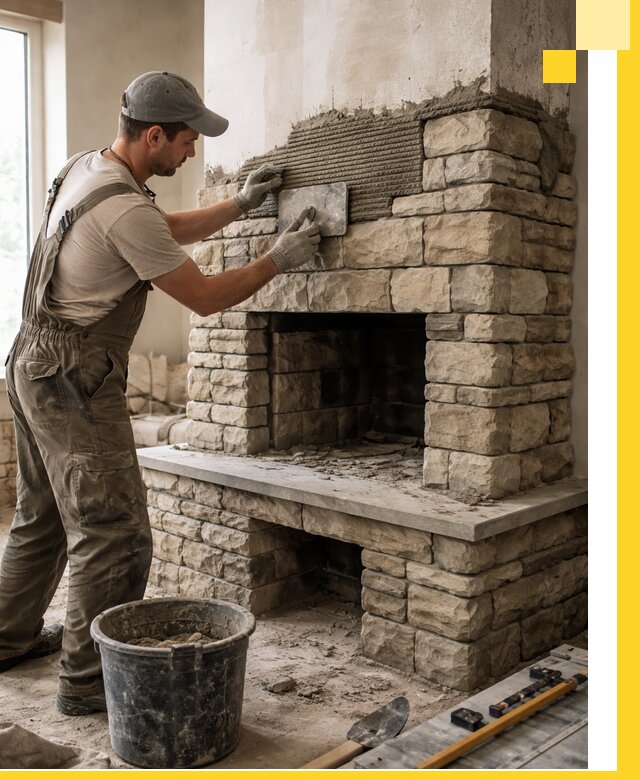 Строительство каминов под ключ в Тобольске от проектирования до монтажа