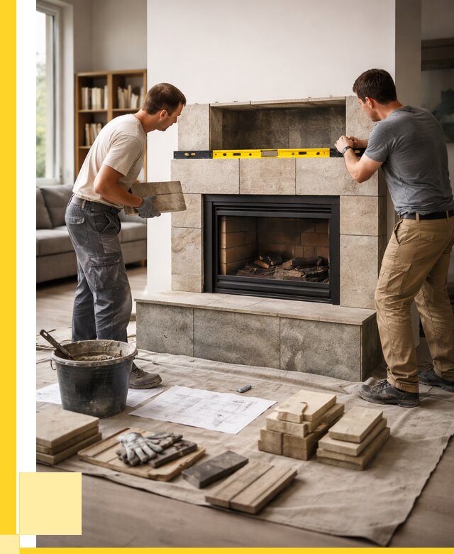 Монтаж каминов и установка в Тобольске от 45752 р. | ЭриданТбл