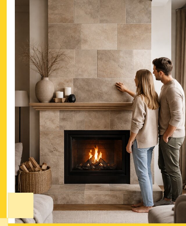 Облицовка каминов керамогранитом в Тобольске от 4575 р. | ЭриданТбл