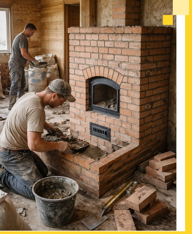 Профессиональное строительство печей в Тобольске под ключ