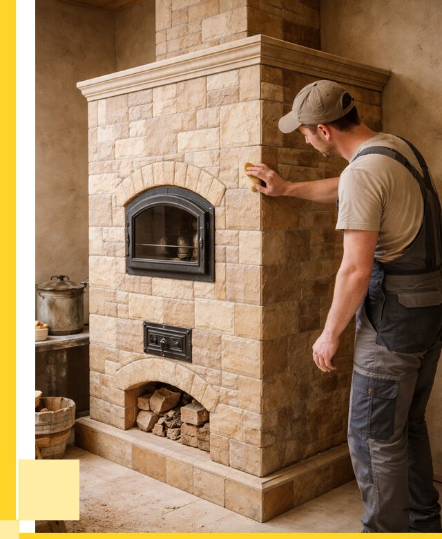 Облицовка печей в Тобольске от 4575 р. под ключ | ЭриданТбл