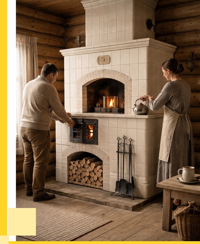 Русские печи в Тобольске: установка от 152505 р. ЭриданТбл