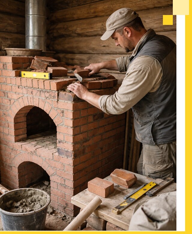 Изготовление и установка русских печей в Тобольске под ключ