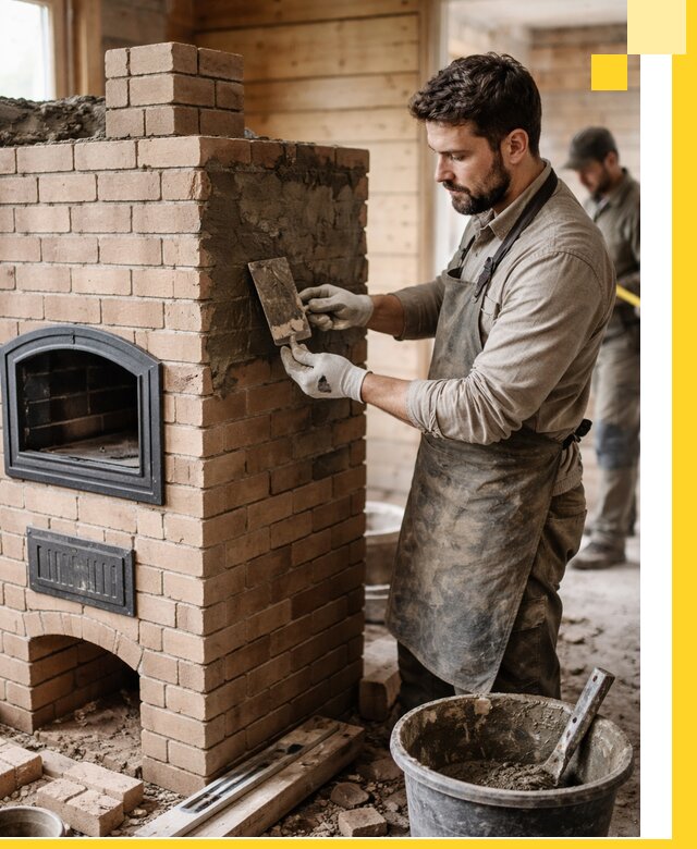 Изготовление и установка печей-шведок под ключ в Тобольске