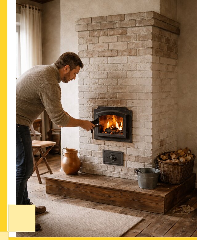 Печь голландка из кирпича в Тобольске от 86420 р. | ЭриданТбл