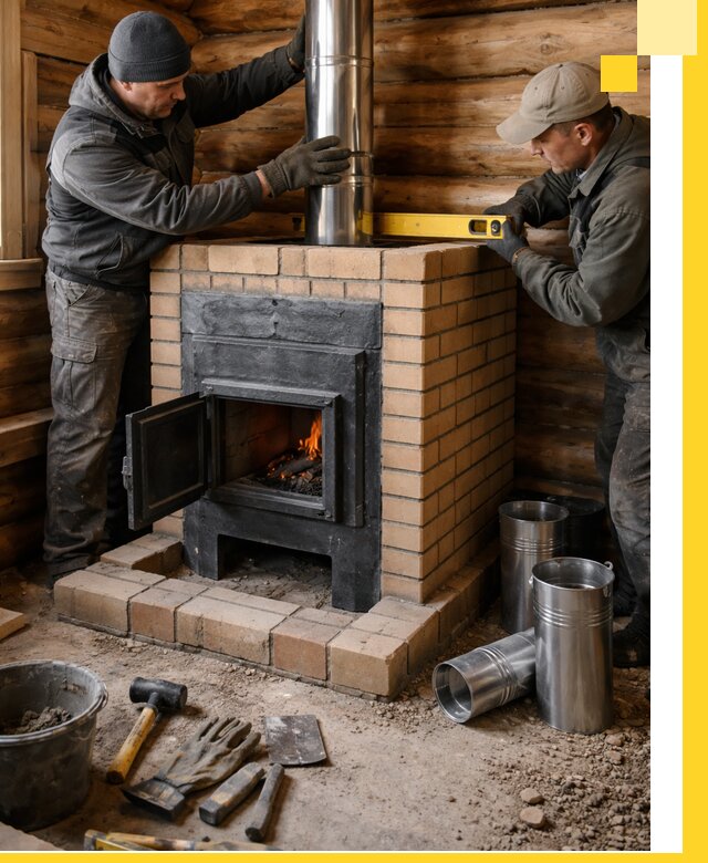 Проектирование, изготовление и установка банных печей в Тобольске