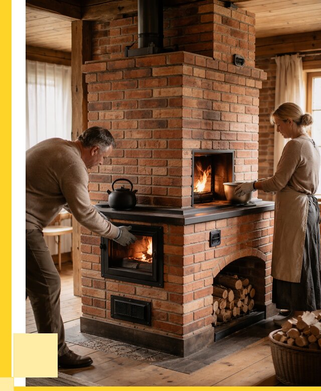 Печи для загородного дома под ключ в Тобольске от 81336 р. | ЭриданТбл