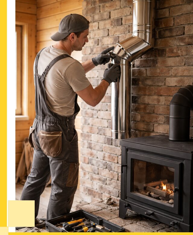 Монтаж дымоходов для печей в Тобольске от 7625 р. | ЭриданТбл