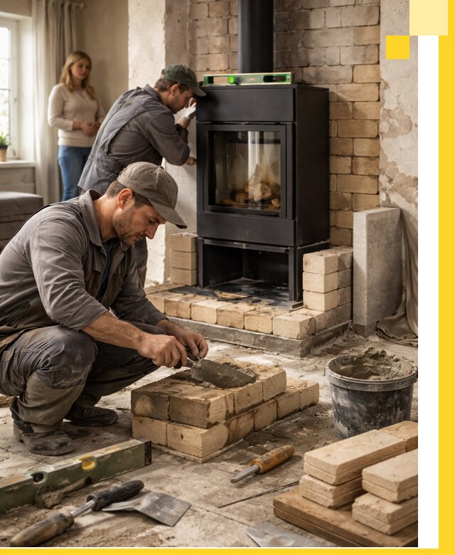 Печи и камины под ключ: проект, установка в Тобольске