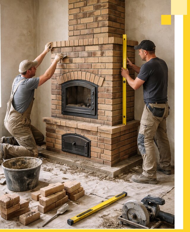 Продажа и установка печей и каминов для дома под ключ в Тобольске