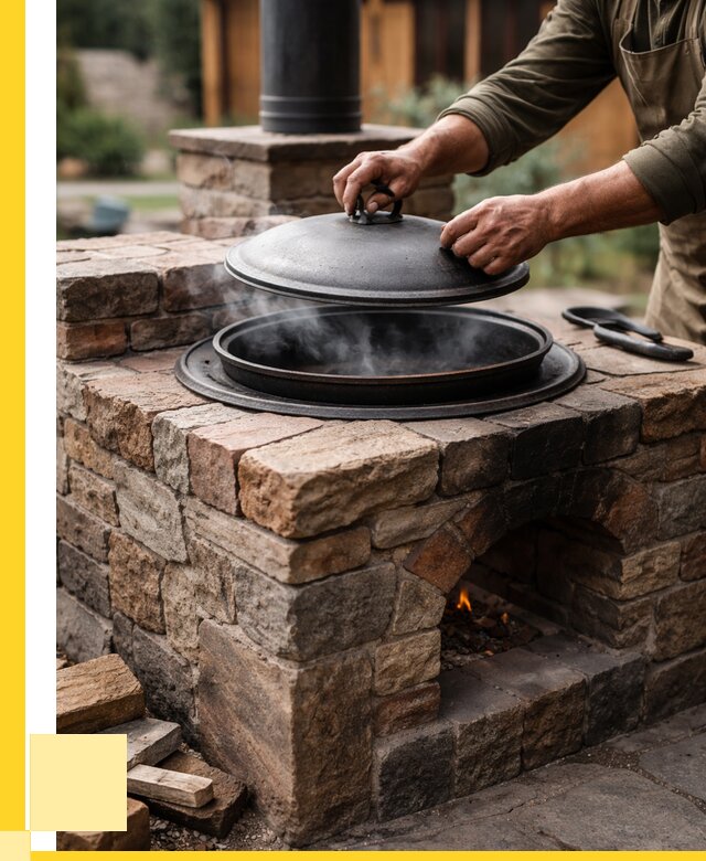 Печи для казана в Тобольске по цене от 18301 р. | ЭриданТбл