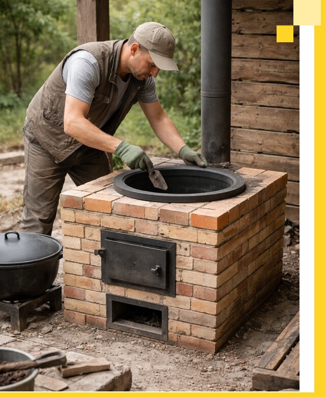 Изготовление и установка печей для казана в Тобольске под ключ