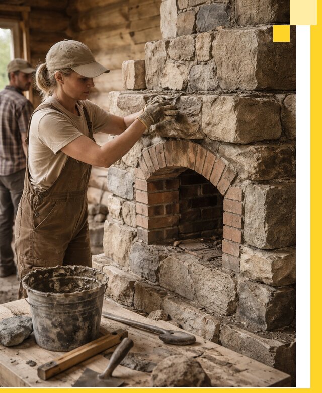 Каменные печи на заказ и монтаж в Тобольске, долговечные решения