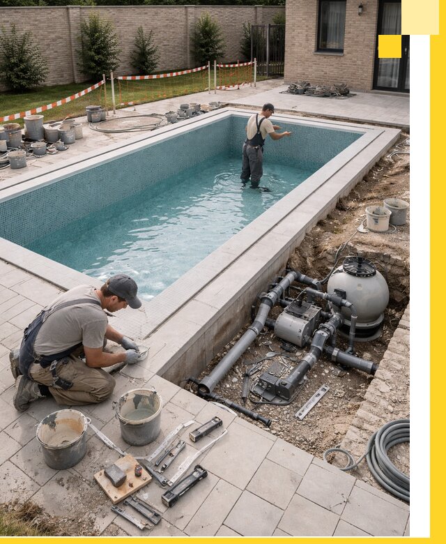 Строительство бассейнов под ключ в Тобольске: проекты и монтаж