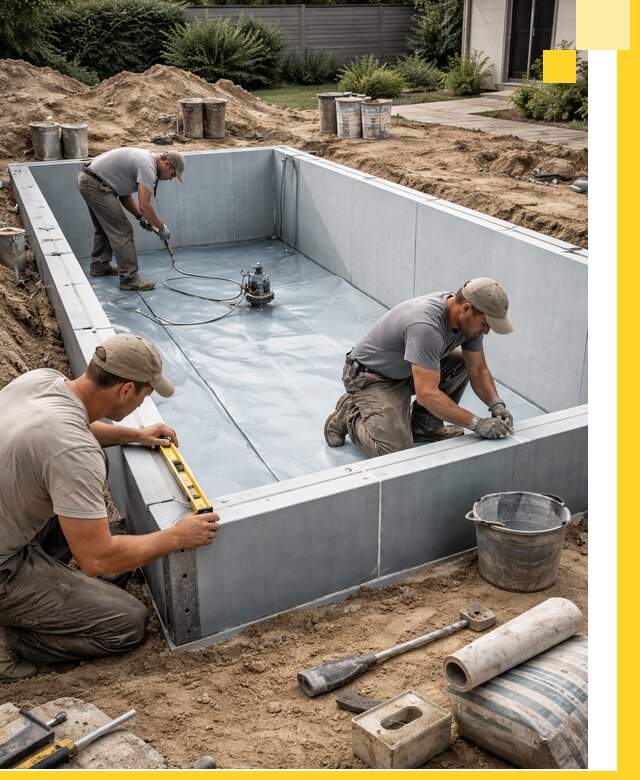 Профессиональный монтаж бассейнов под ключ в Тобольске с гарантией