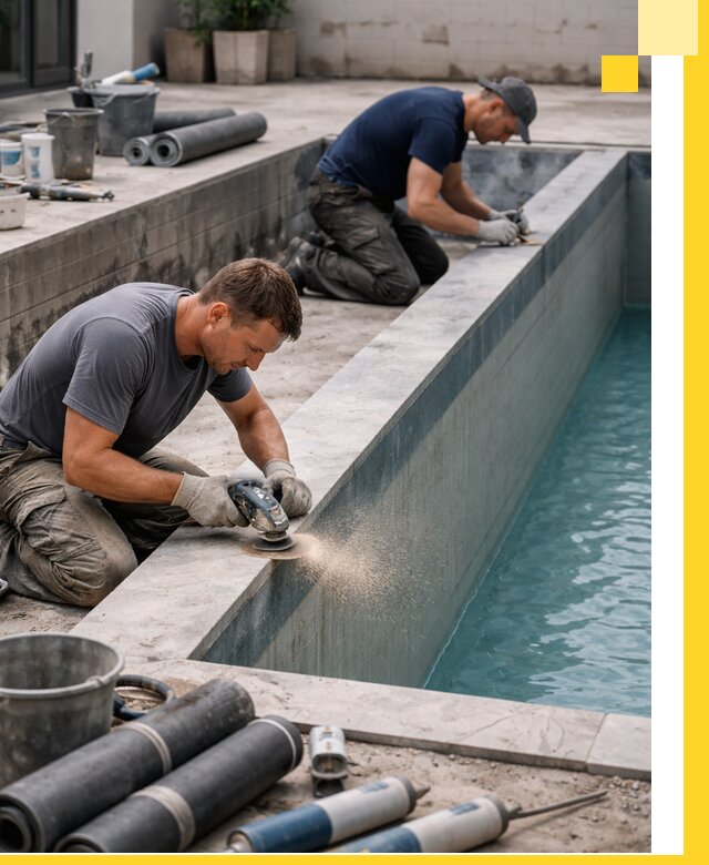 Профессиональный ремонт бассейнов под ключ в Тобольске