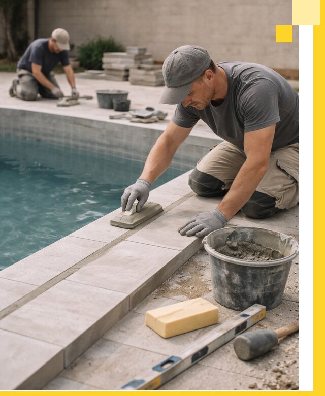 Отделка бассейнов в Тобольске: декоративная отделка и гидроизоляция