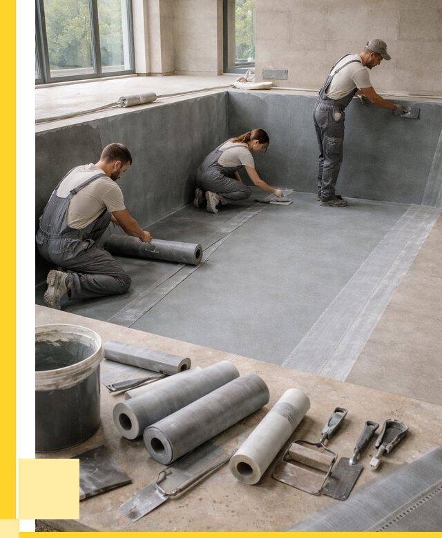 Гидроизоляция бассейнов в Тобольске от 2033 р., ЭриданТбл