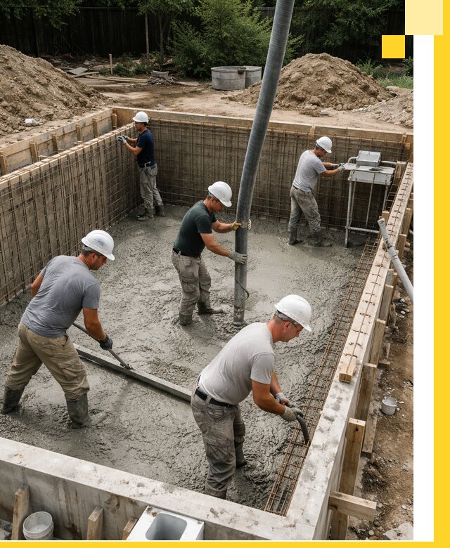 Строительство бетонных бассейнов под ключ в Тобольске