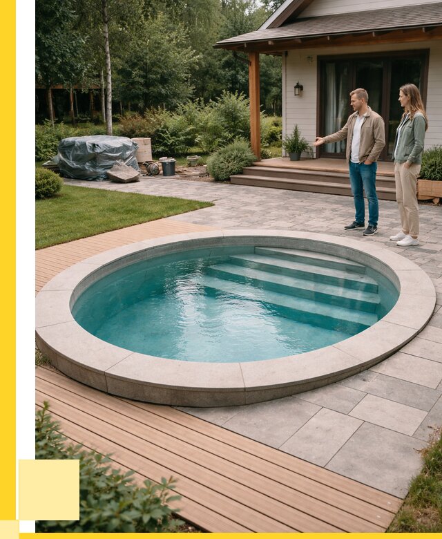 Бассейн на даче под ключ в Тобольске от 203340 р., ЭриданТбл