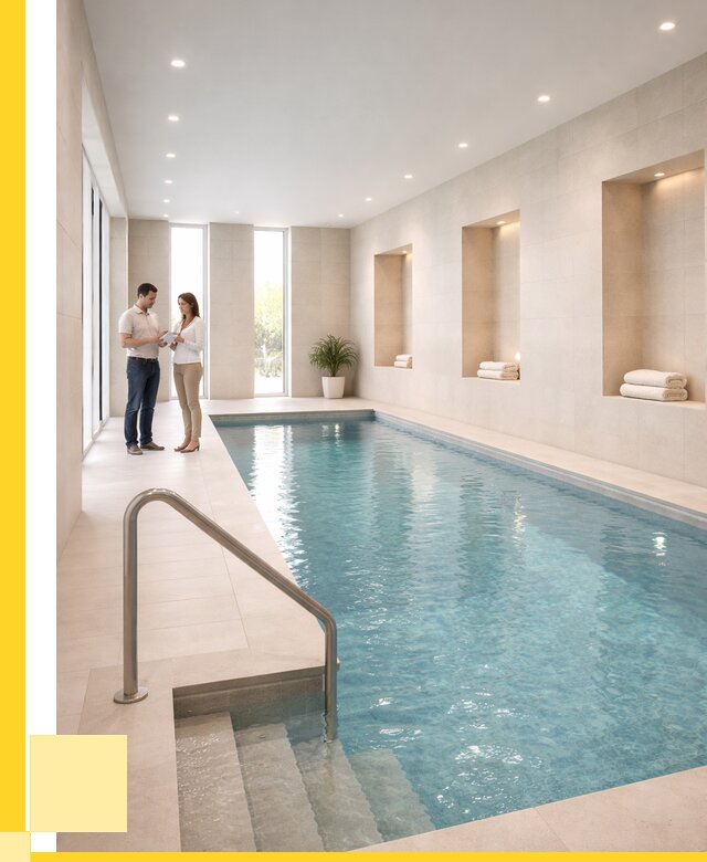 Бассейны в помещении под ключ в Тобольске от 1525050 р. | ЭриданТбл