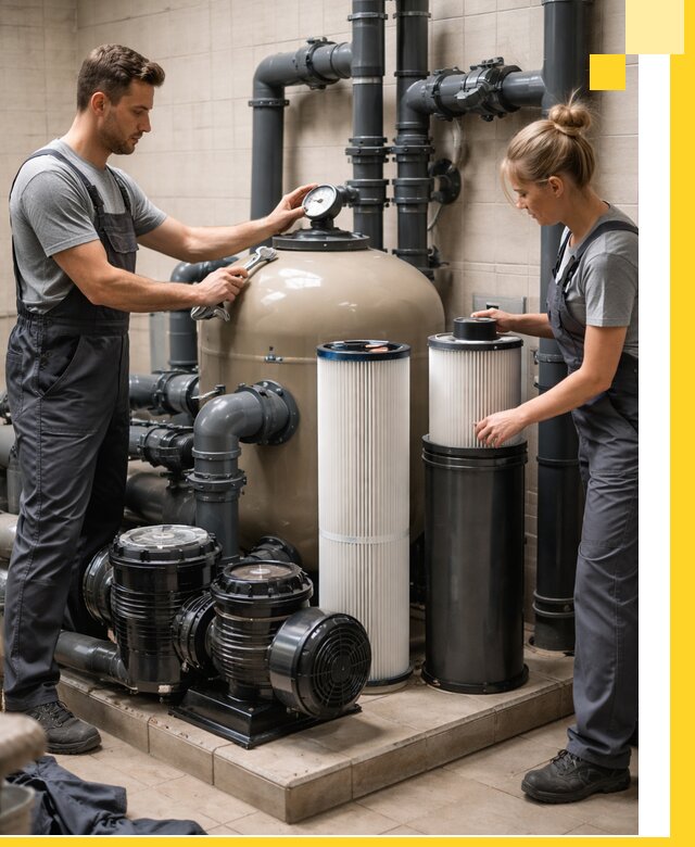 Фильтры и системы фильтрации для бассейнов в Тобольске