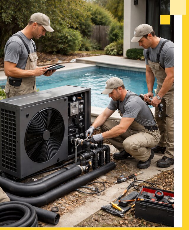 Проектирование и установка тепловых насосов для бассейнов в Тобольске