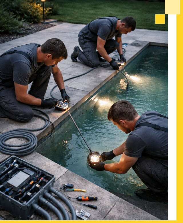 Профессиональное освещение бассейнов в Тобольске: дизайн и монтаж