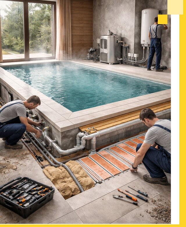 Проектирование и строительство тёплых бассейнов в Тобольске