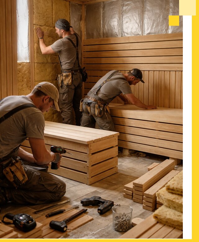 Профессиональное строительство саун под ключ в Тобольске