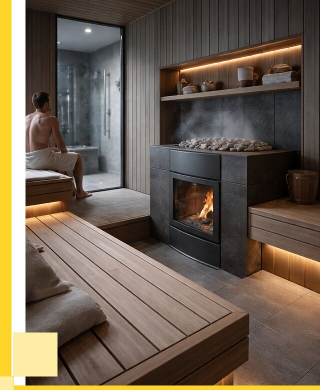 Проект сауны в частном доме в Тобольске от 35585 р. | ЭриданТбл