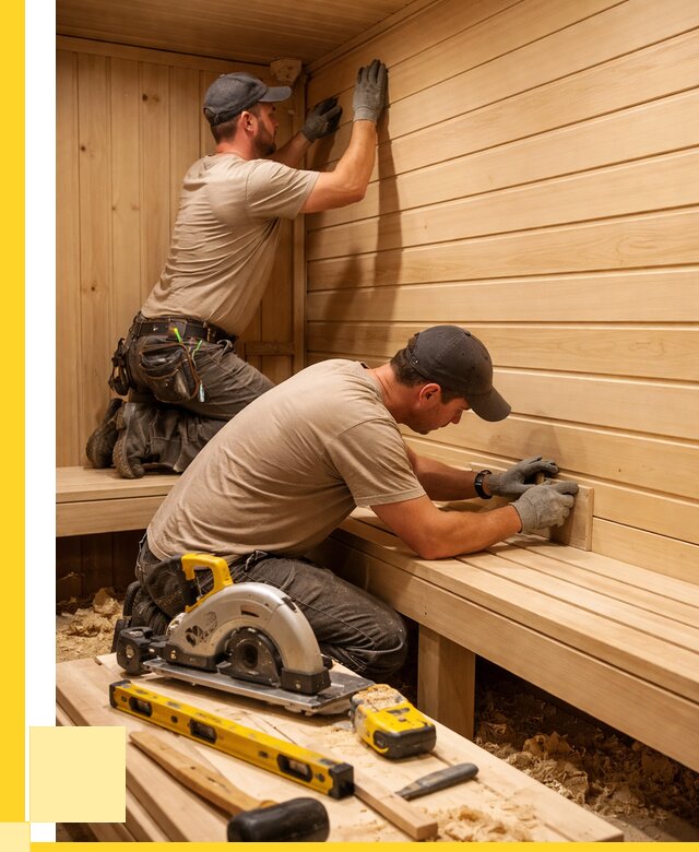 Обшивка саун вагонкой в Тобольске от 2542 р. | ЭриданТбл