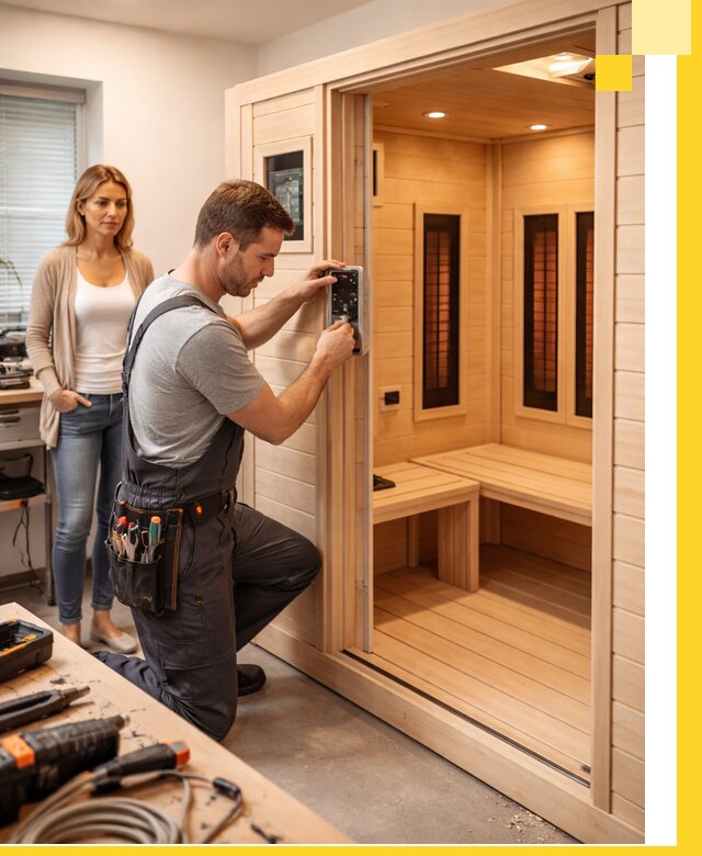 Инфракрасные сауны под ключ в Тобольске продажа и установка