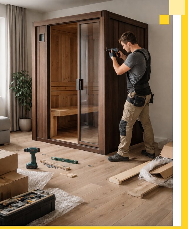 Установка и производство мини саун под ключ в Тобольске