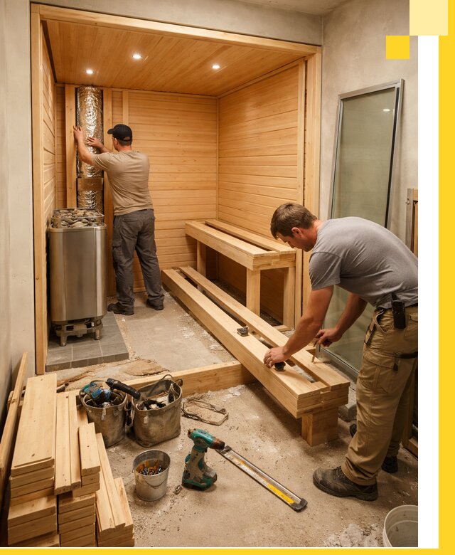 Проектирование и установка домашних саун под ключ в Тобольске