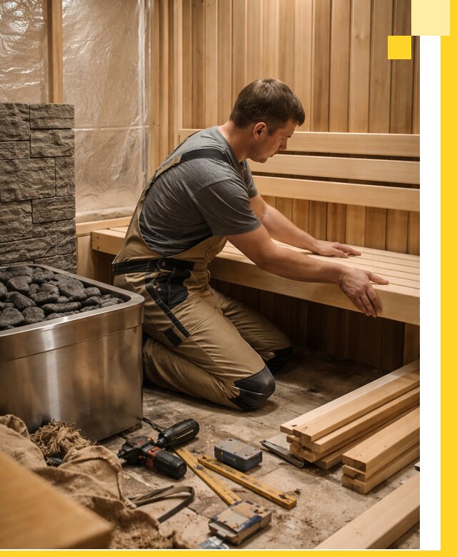 Сауны для дома под ключ с проектированием и монтажом в Тобольске