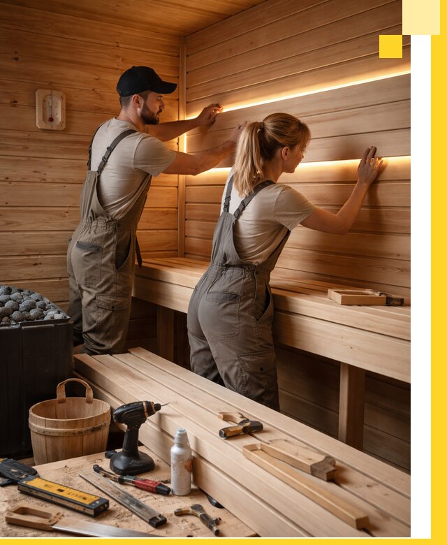 Дизайн саун и бань под ключ с индивидуальным проектом в Тобольске