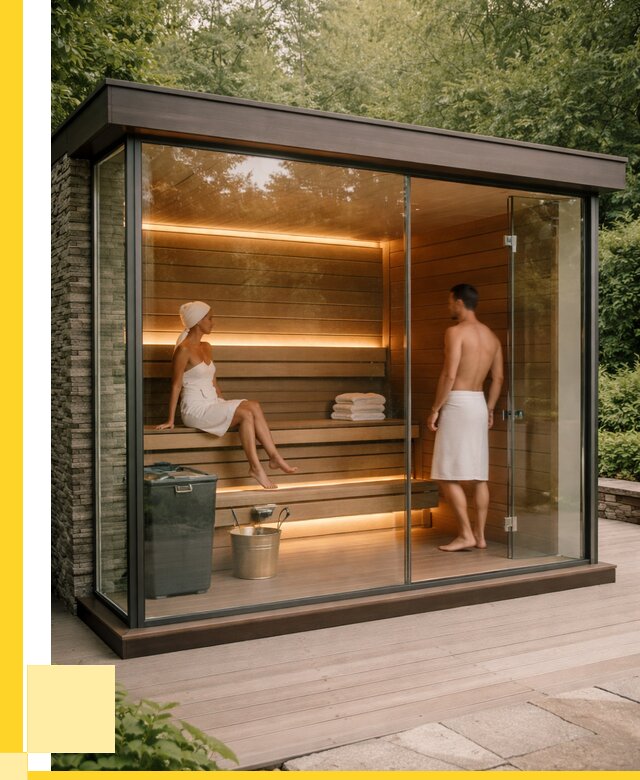Сауна стеклянная и двери для сауны в Тобольске от 254175 р. | ЭриданТбл
