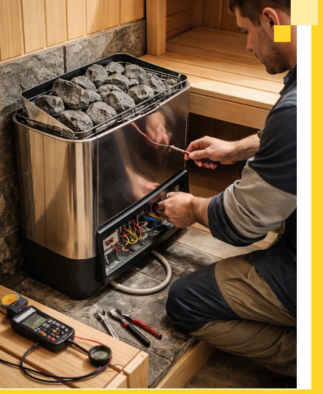 Продажа и установка электрокаменок для саун в Тобольске