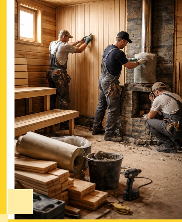 Ремонт бань под ключ в Тобольске от 45752 р. | ЭриданТбл