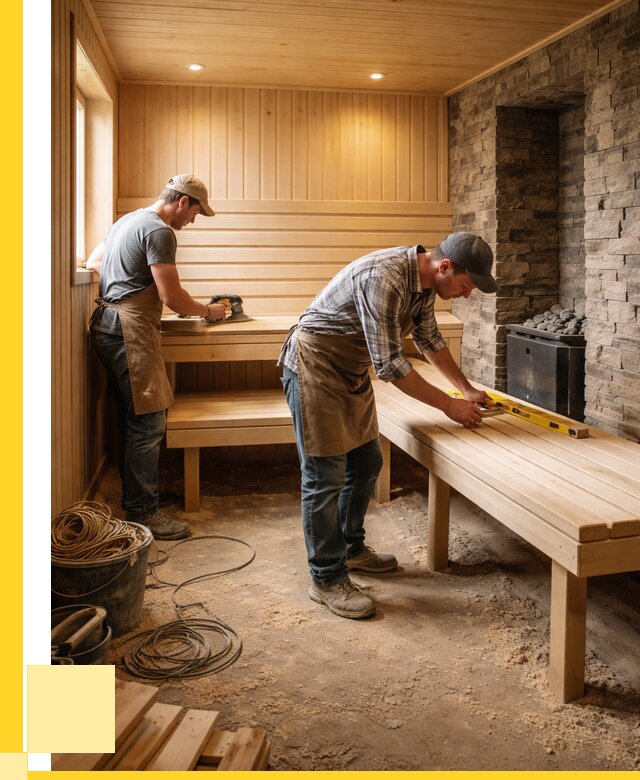 Отделка бани в Тобольске: внутренняя отделка от 3050 р. | ЭриданТбл